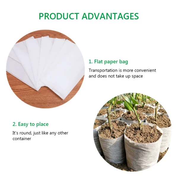 Plant Grow Bags Seedling 5