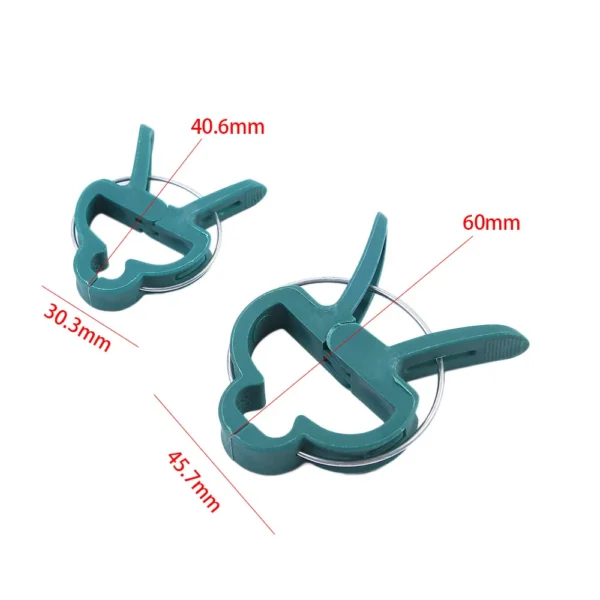 10pcs Green Garden Plant Fixed Clips 6