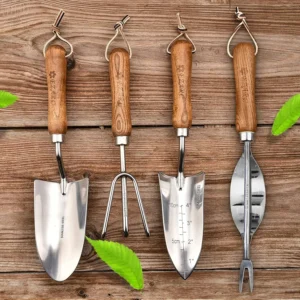 EZARC 4PCS Garden Tool Set Stainless Steel 1