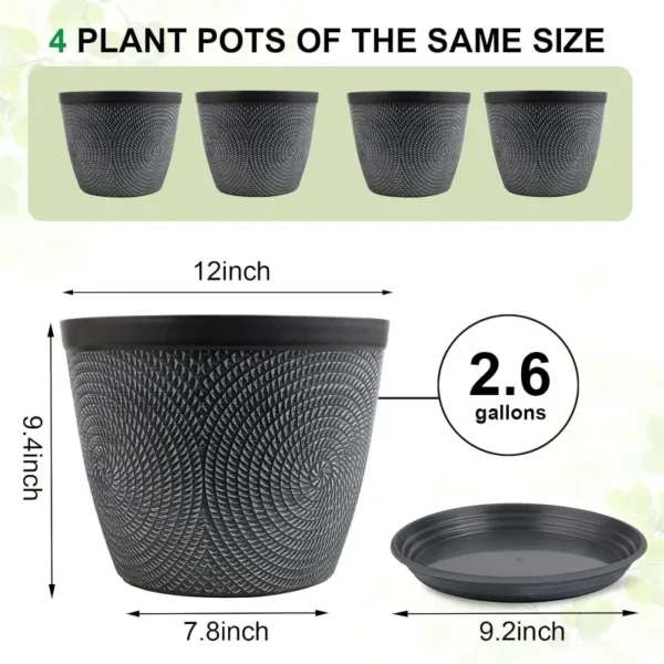 12 Inch Plant Pot 6