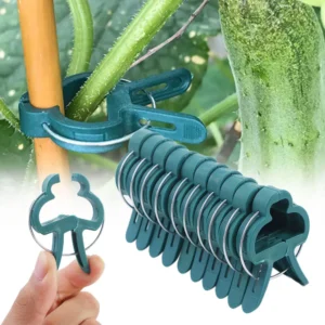 10pcs Green Garden Plant Fixed Clips 1