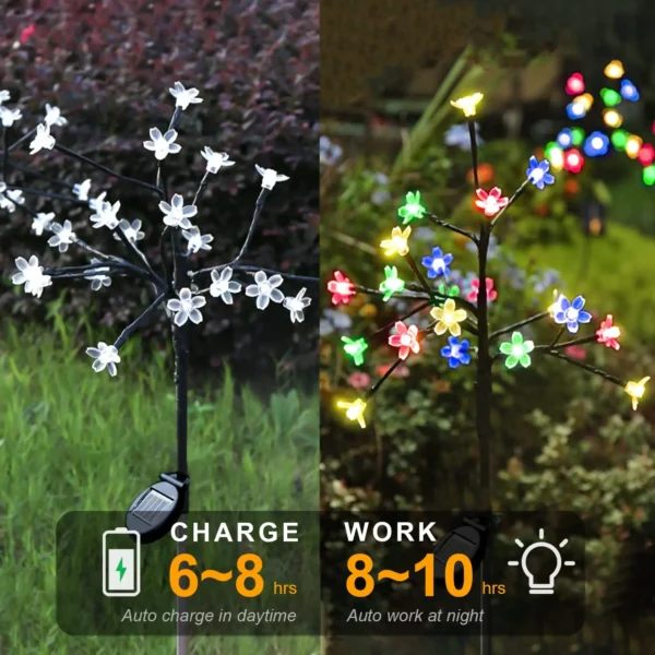 Outdoor Solar Flower Light 2