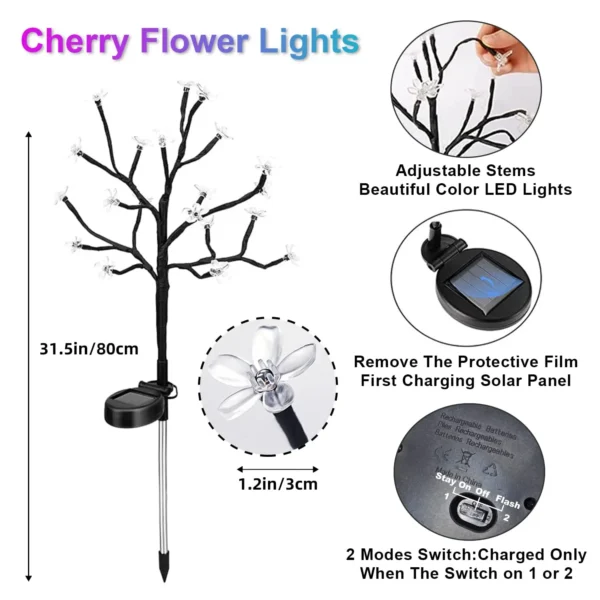 Outdoor Solar Flower Light 4