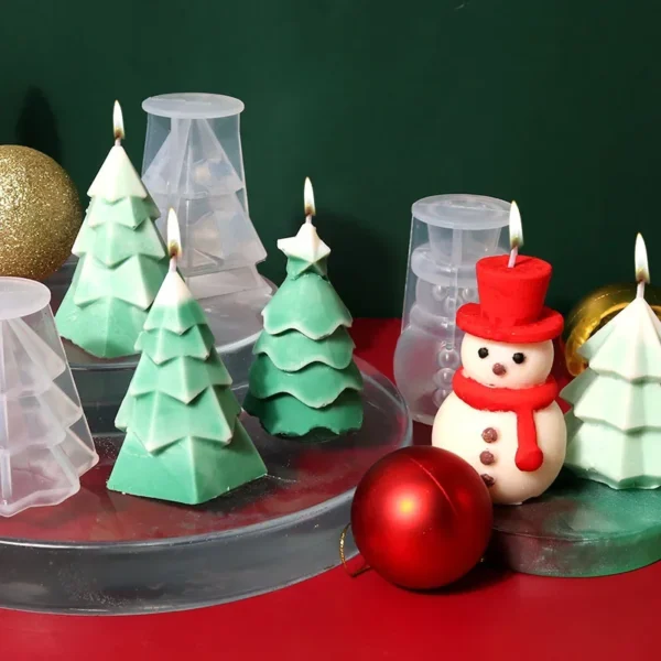 Christmas Tree Candle 6