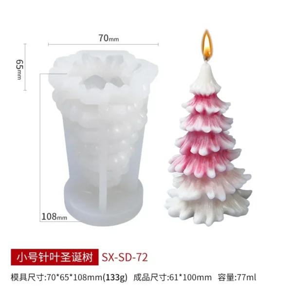 Christmas Tree Candle 2