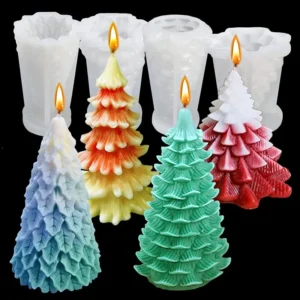 Christmas Tree Candle 1