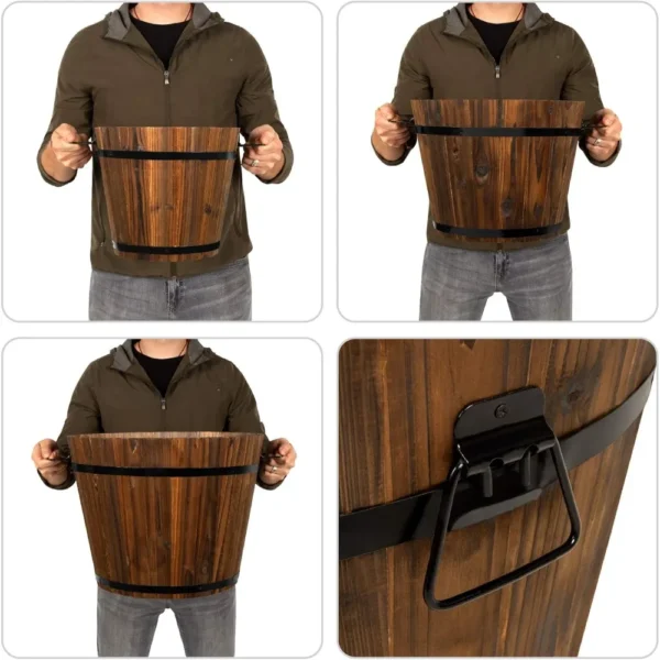 Wooden Bucket 3