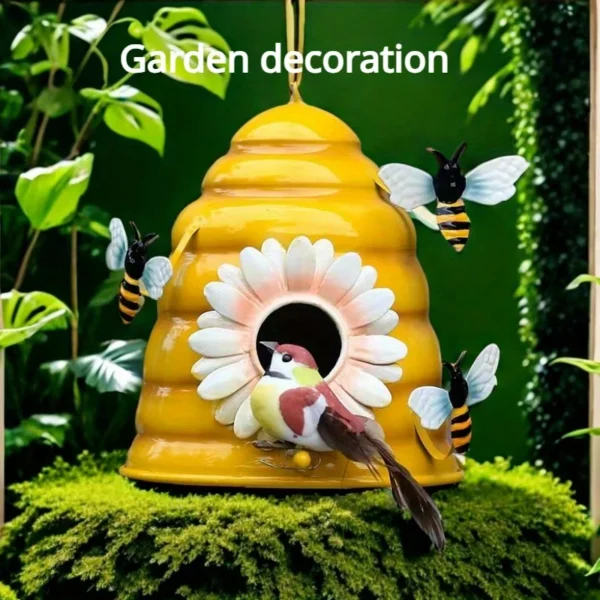 Garden Decor Bird House 2